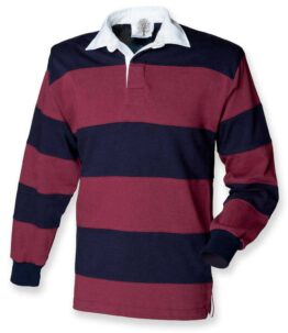 Blauw-bordeau-rugby-shirt