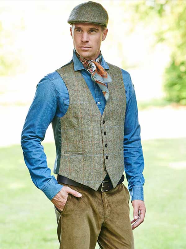 Harris_Tweed_Vestje_Tailor_In_Light_Green