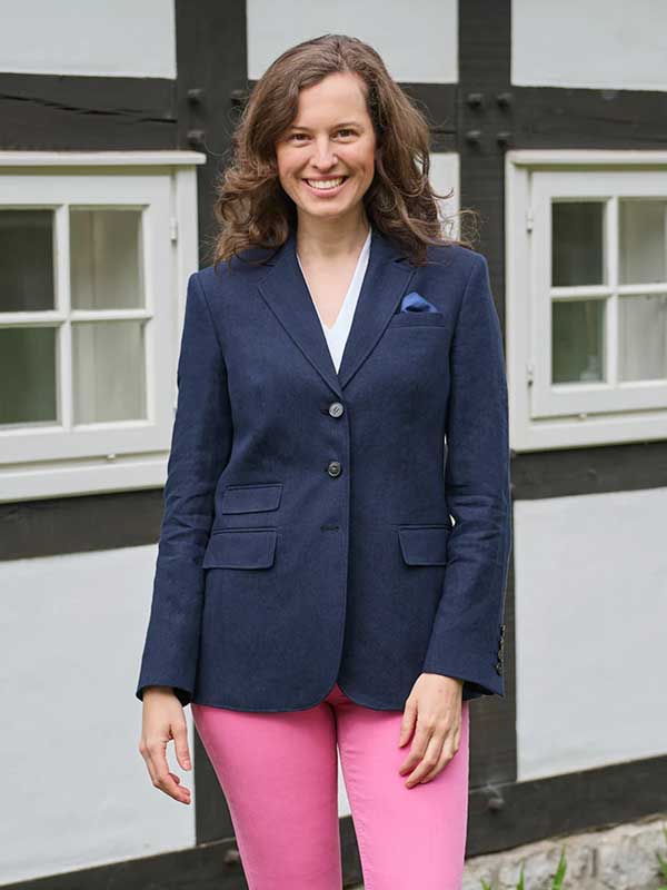 Linnen_Dames_Jasje_Carola_In_Navy_1