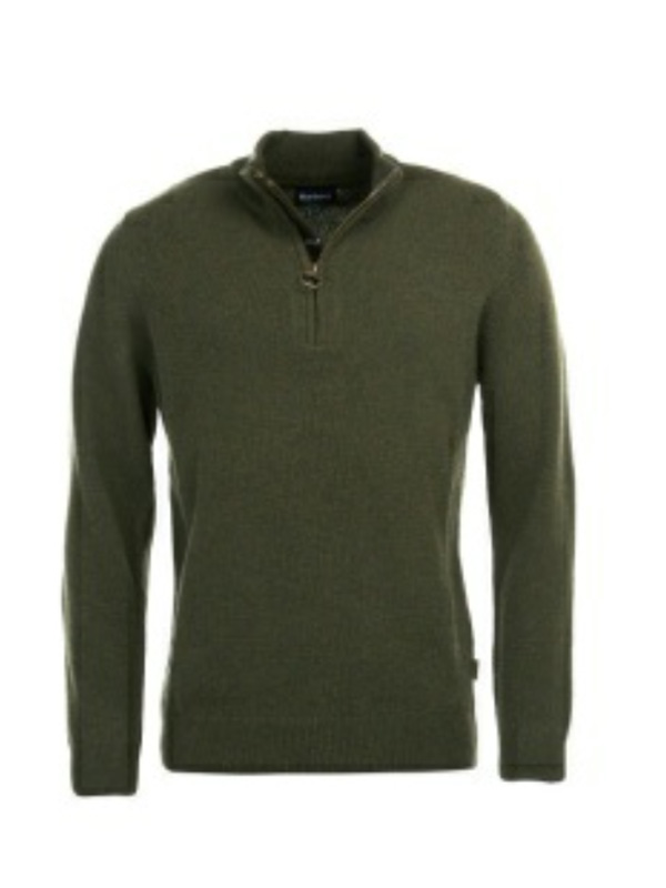 BARBOUR_HOLDEN_HALF_ZIP_KNITTED_JUMPER_olive