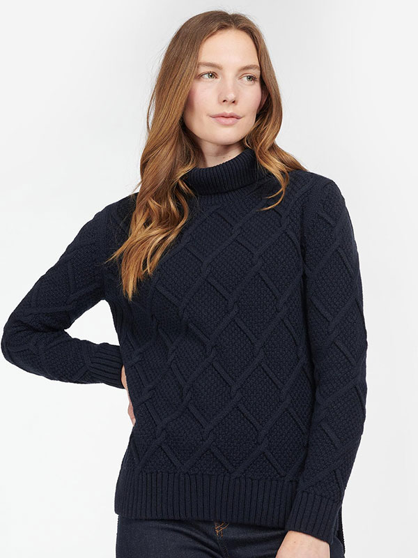 Barbour_Burne_Roll_Neck_Navy