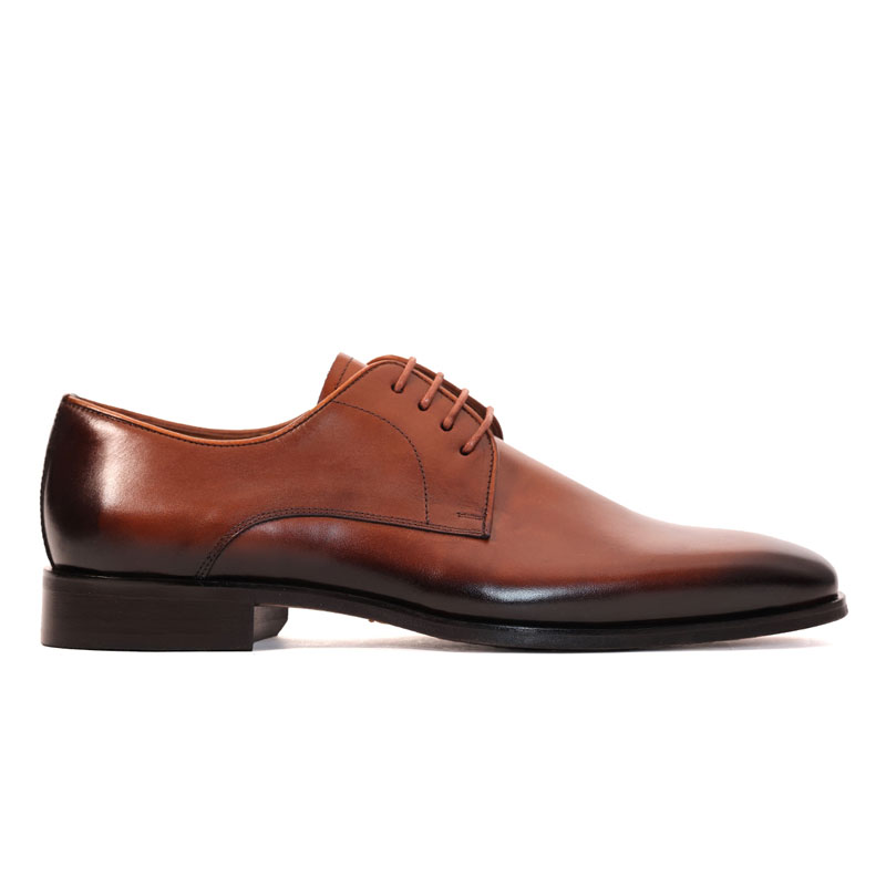 Schoenen_Melik_Cognac_Leer