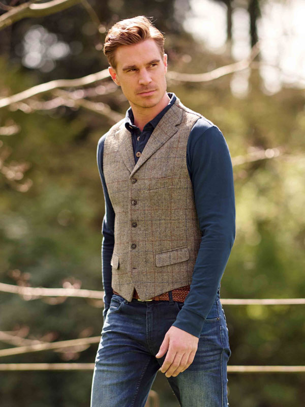 Harris_Tweed_Vestje_met_revers_668