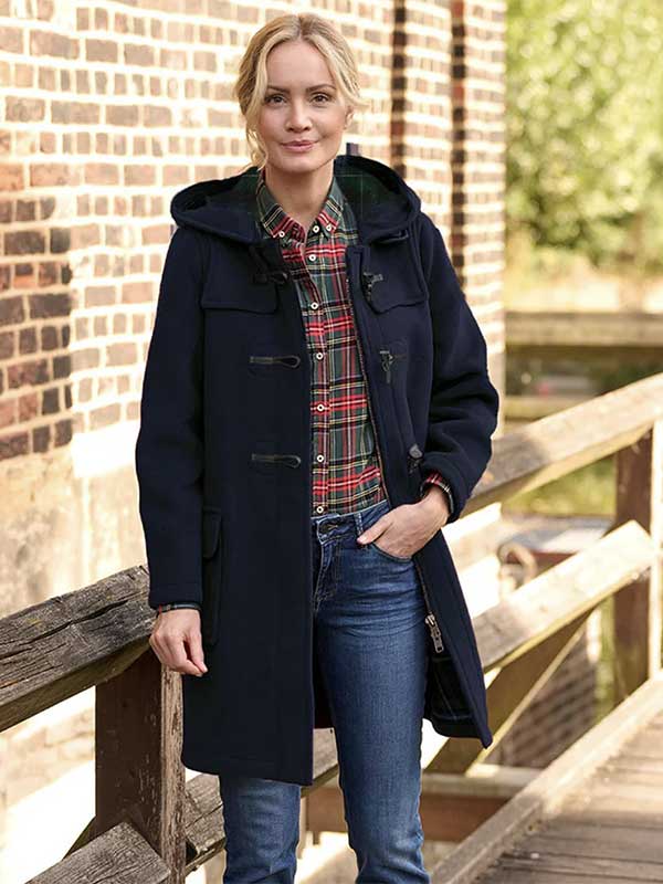 Ladies Duffle Coat Harris Tweed Shop