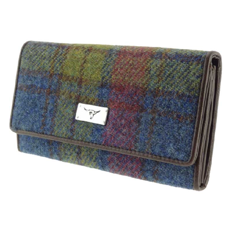 Harris_Tweed_Purse_Multi_colour_Tartan