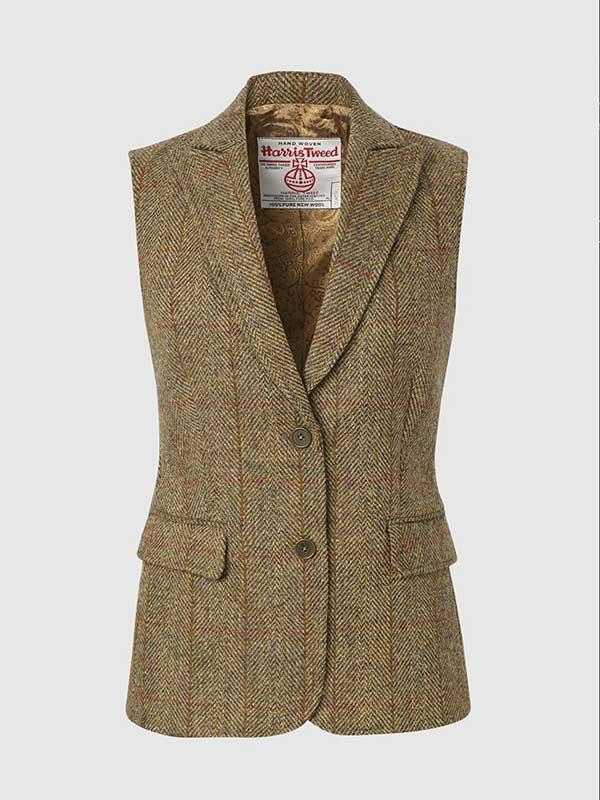 Harris_Tweed_Pippa_Waistcoat_Mustard