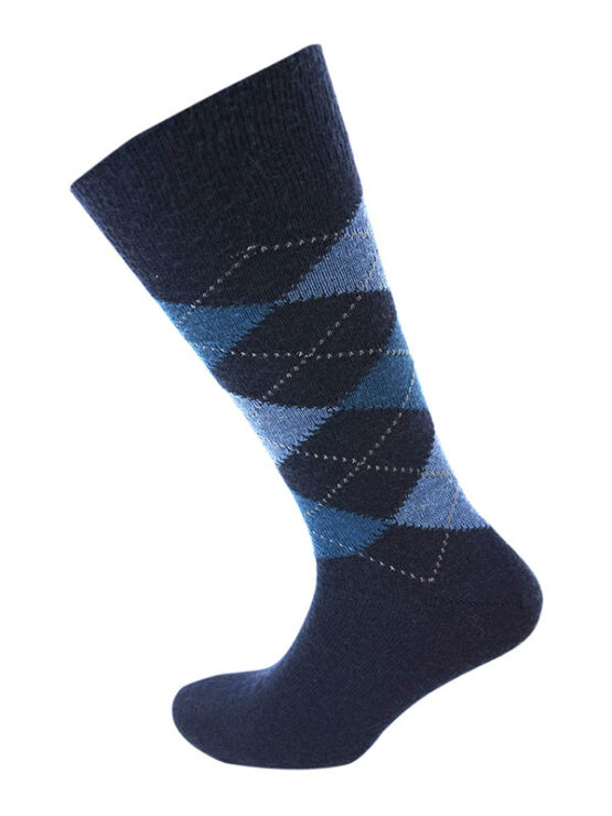 Viyella Made in England Mens Argyle Wool Half Hose Socks