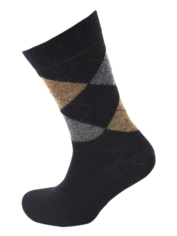 Viyella_Argyle_Socks_One_Size_Black