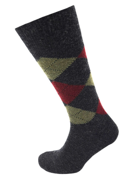 Viyella Made in England Mens Argyle Wool Half Hose Socks