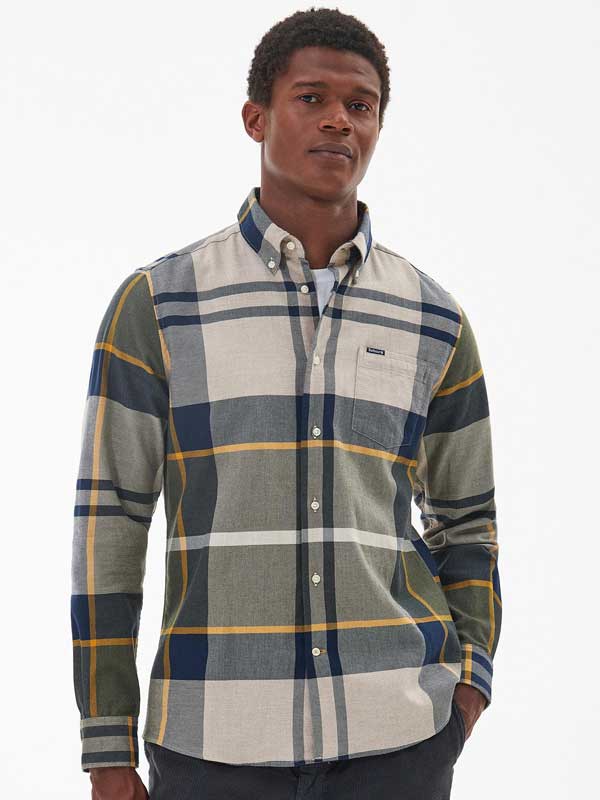 Barbour_Dudoon_Tailored_Tartan_Shirt_Forest_Mist