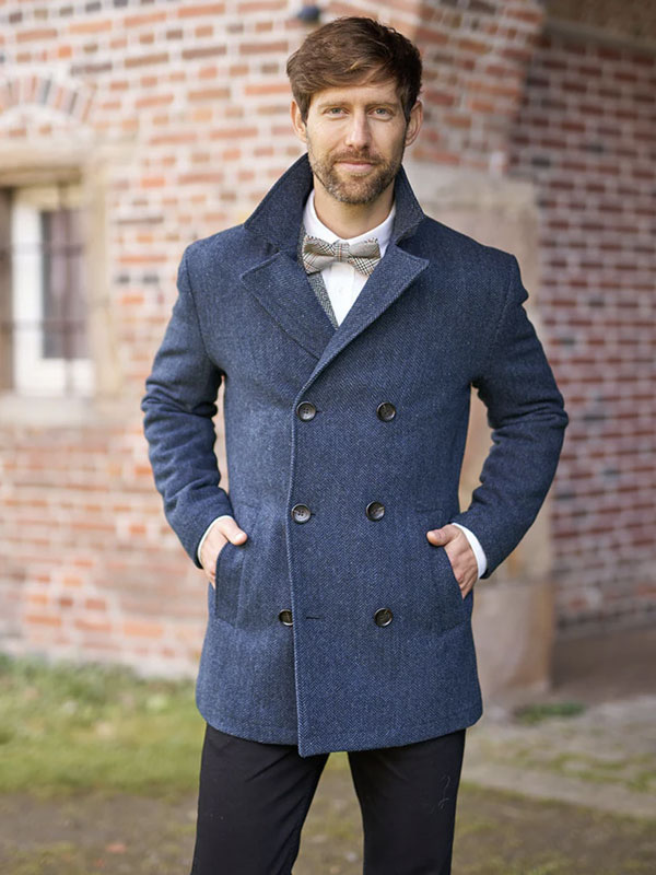 Wellington_Schippersjas_Blue_Herringbone