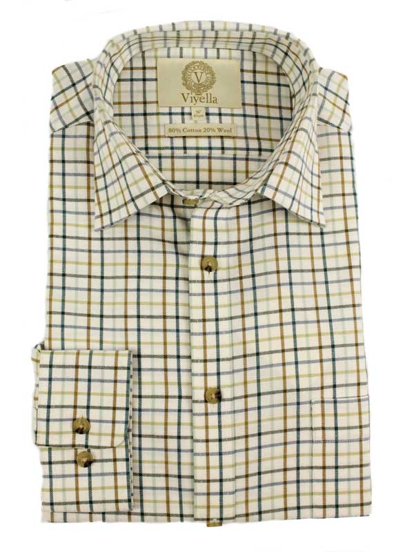 Viyella_Shirt__Tattersall_Check_Green