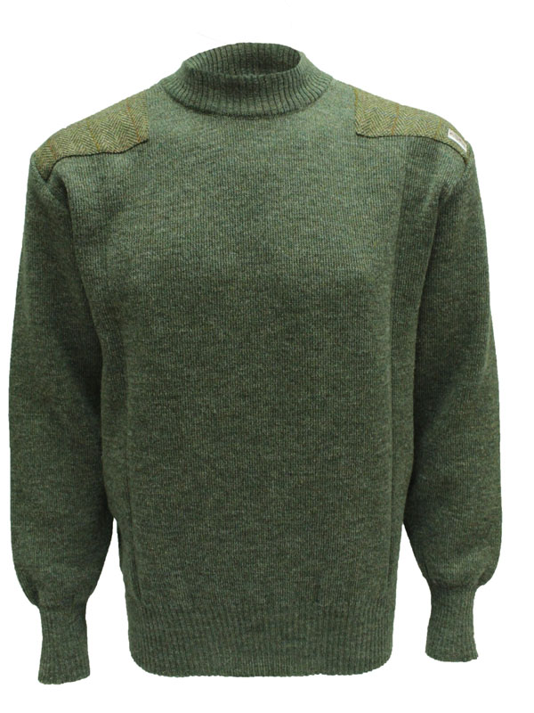 Crew_neck_sweater_with_Harris_Tweed_patches_Derby_Tweed