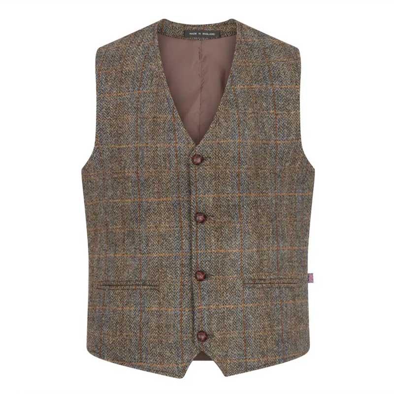 Harris_Tweed_Dalston_Waistcoat_Clinton_Brown