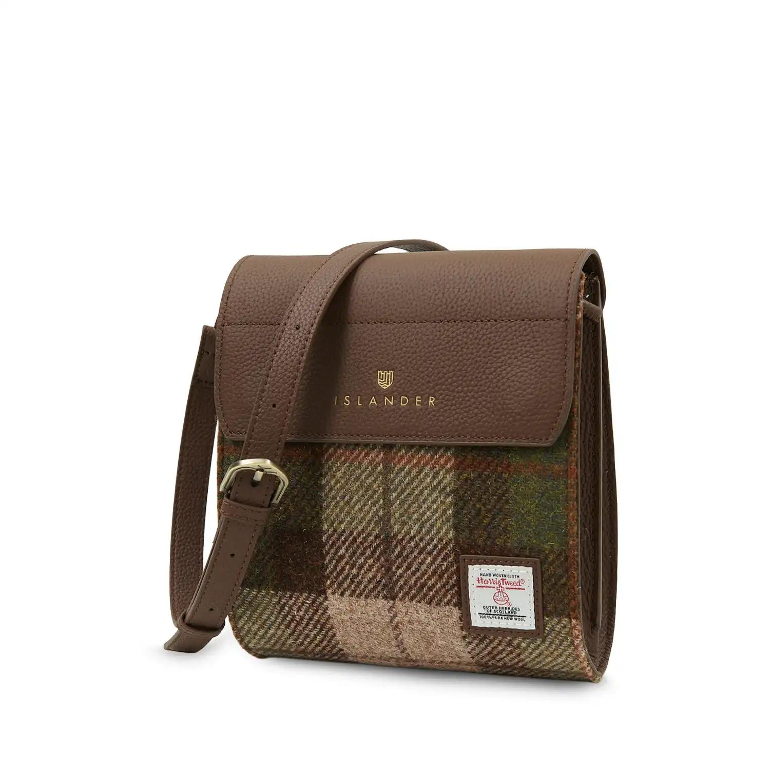 Harris_Tweed_Clutch__The_Eilidh__Islander__Chestnut_Tartan