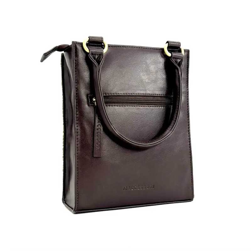 Harris Tweed Quilt Mini Tote Bag in Country Green – Bild 4