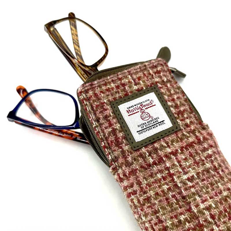 Harris_Tweed_Double_Glasses_Sleeve_in_Maple