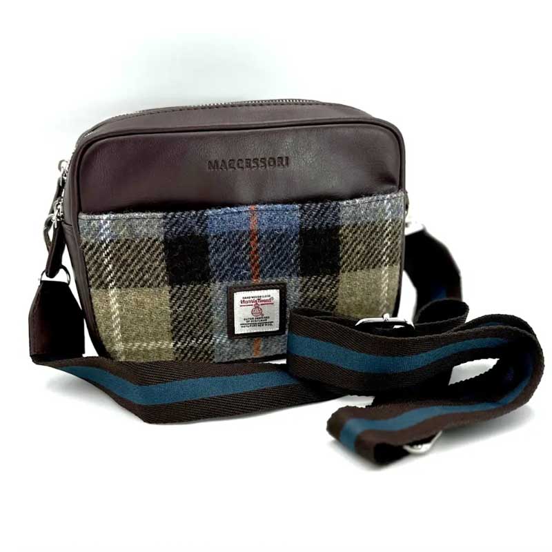 Harris_Tweed_Camera_Bag_In_Blue_Brown_Check