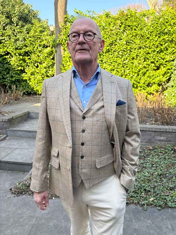 Zijden_Jasje_London_In_Sand_Multi_Color_Check